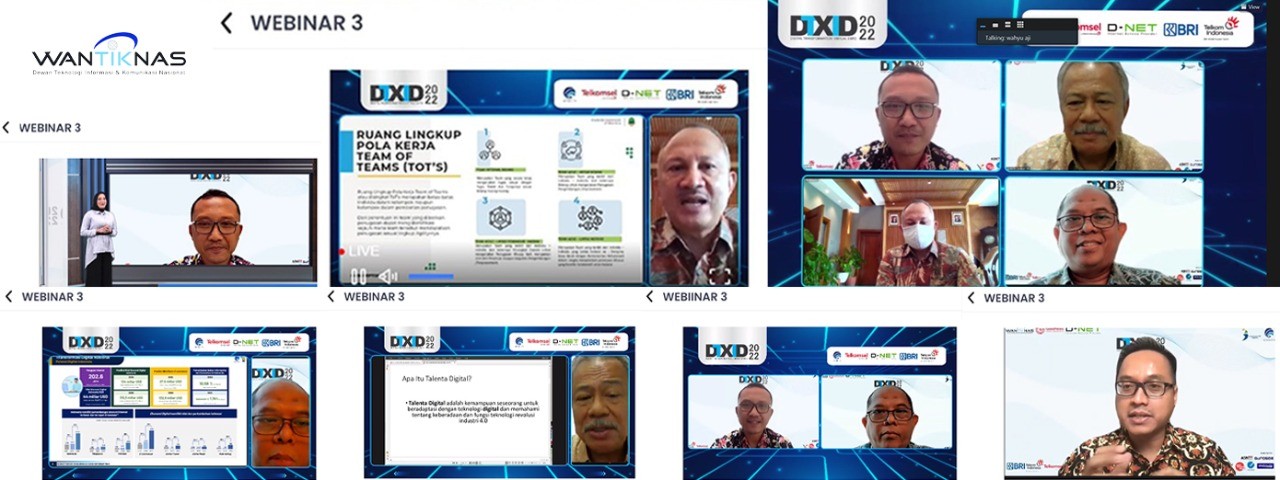 Digital Transformation Virtual Expo 2022 (DTXID 2022) – Session 3 “Kolaborasi Multi-Stakeholder untuk Memenuhi Kebutuhan Talenta Digital”